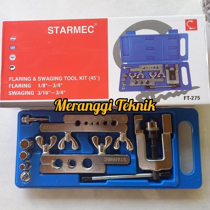 Starmec Flaring Dan Swaging Tool Kit Set Alat Pemekar Pipa Ac