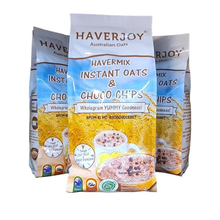 

JTTOP" HAVERJOY ROLLED OAT/INSTANT OAT/QUICK COOKING/CHOCO CHIP BARLEY 1KG