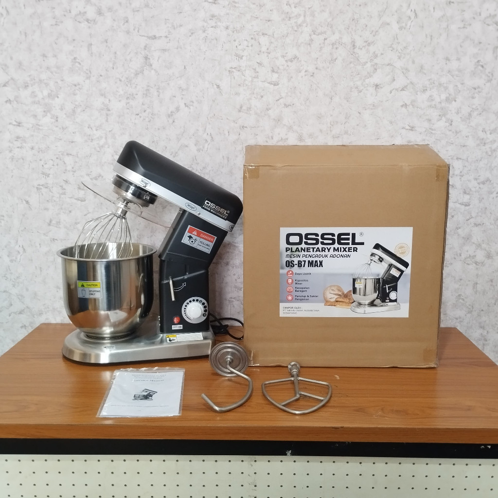 OSSEL PLANETARY MIXER 7 LITER MIXER ROTI B-7 MIKSER ADONAN ROTI OSSEL