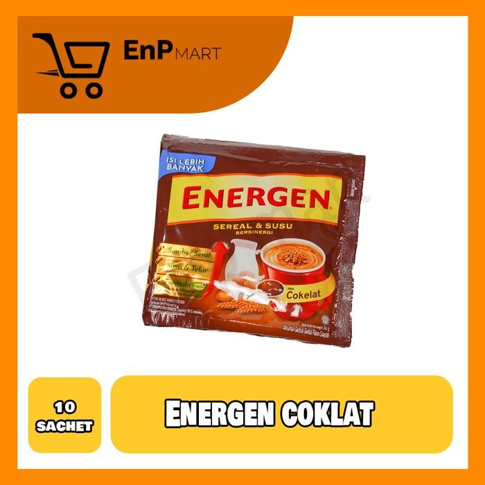 

JTTOP" ENERGEN COKLAT - 1 RENCENG ISI 10 PCS