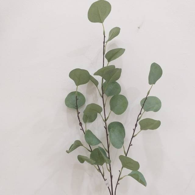 Happygardens Daun Silver Dollar Hijau Artificial / Daun Silver Dollar / Daun Artificial