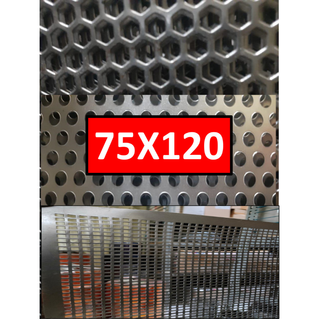 Plat 75x120 - Plat Besi Ram Speaker - Ram Grill Plat Lubang - Ram Grill Box Sound