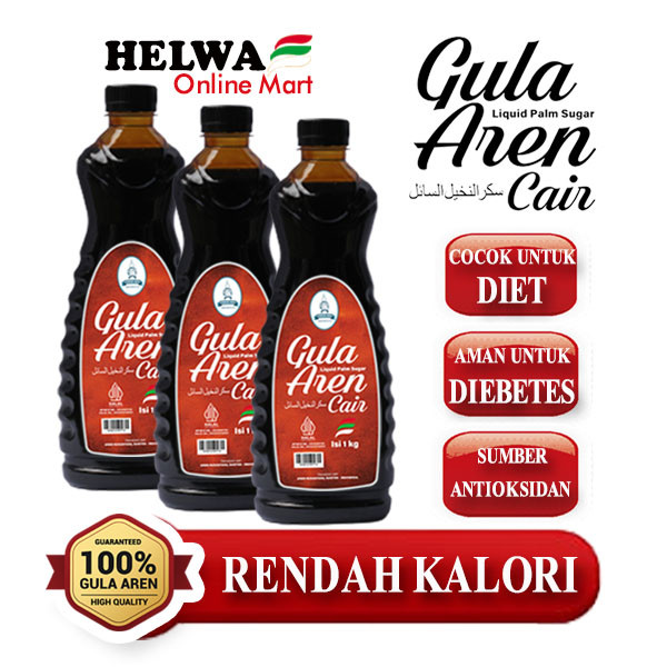 

Gula Aren Cair Asli Murni Grade A 1kg Brown Sugar Cair Asli 100% Organik Liquid Palm Sugar 100 %