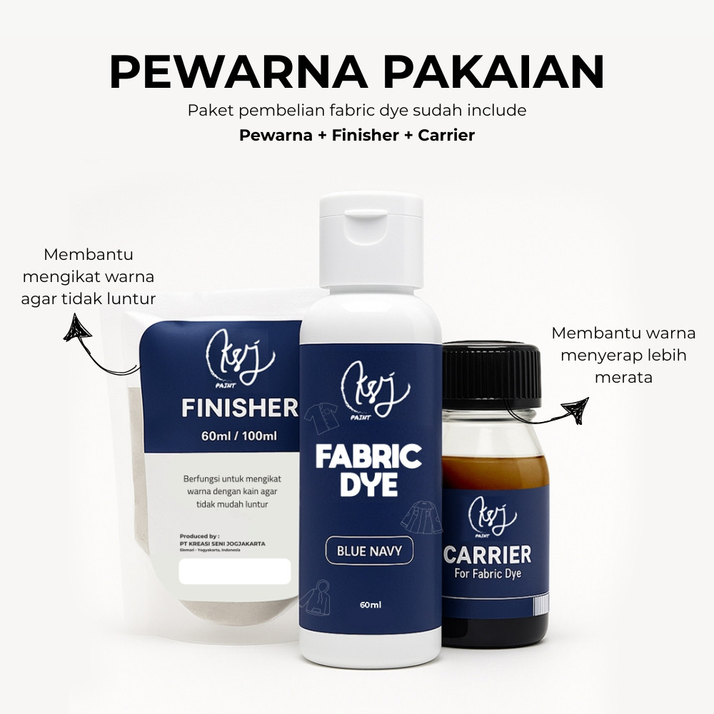 Wantex Pewarna Pakaian, Pewarna Baju Hitam Pewarna Kain Anti Luntur Fabric Dye Ksj Paint Murah