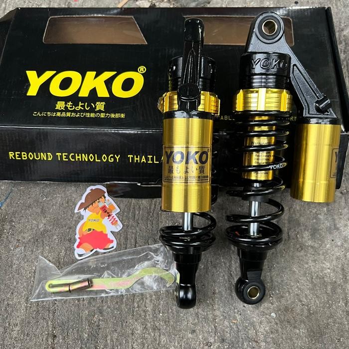 SHOCK BREAKER BELAKANG TABUNG ATAS YOKO FIZR, JUPITER, VEGA UK 280MM