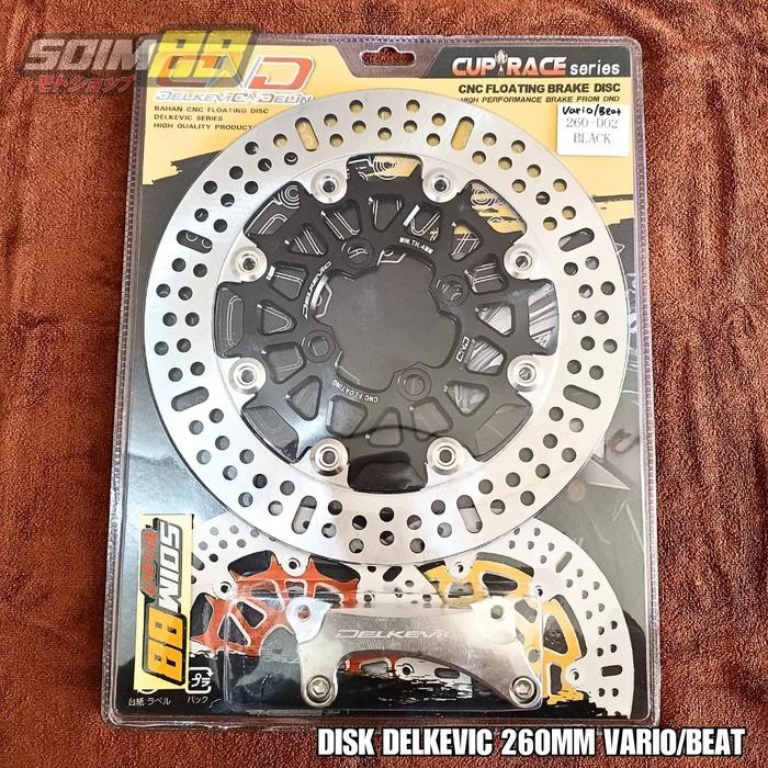 Disk Delkevic 260mm Hitam Vario/Beat/PCX Lokal/PCX 160