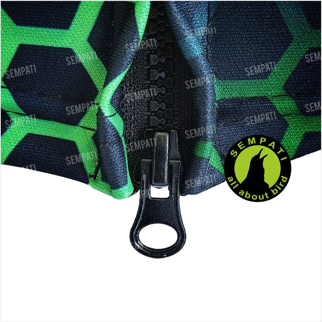 SEMPATI Krodong Kerodong Kotak No 2 Full Printing Motif Cucak Ijo Single Layer Bahan Lotto Super