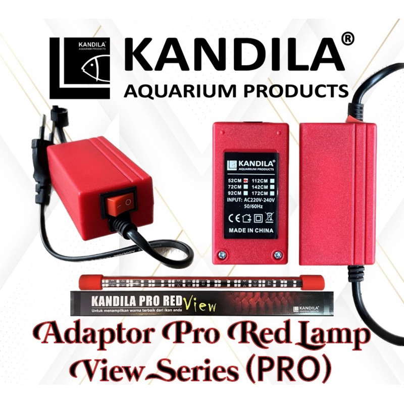 ADAPTOR Lampu PRO Red View Series Lampu LED Aquarium
