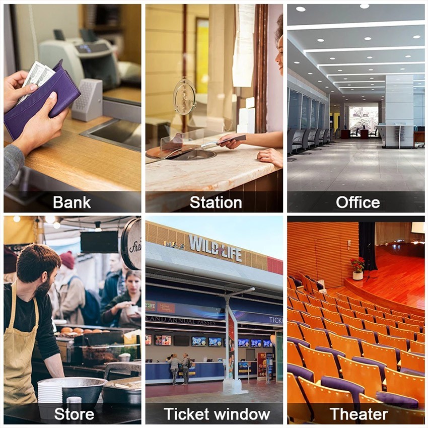 Window Speaker Intercom System - Microphone Mic loket window intercom 2 Arah Utk Buat Counter Kasir