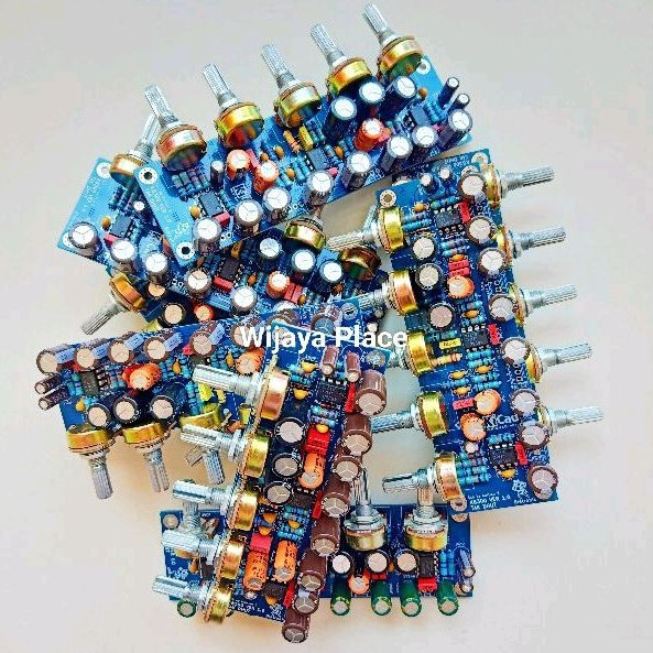 Kit peavey KB 300 preamp kendang tak dut pcb double layer original ic full update komponen