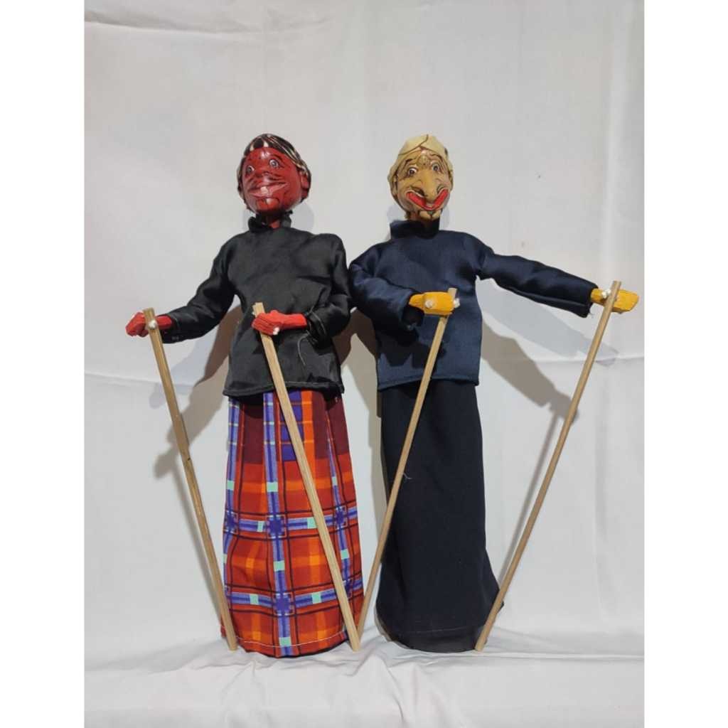 Wayang Golek Si cepot dan Si petruk / Dewala 2 PCS