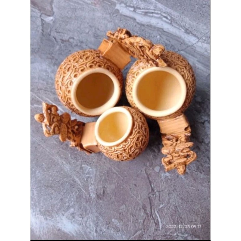 Cepuk Mangkok Pakan Burung Anis/Murai dll Motif Dewa
