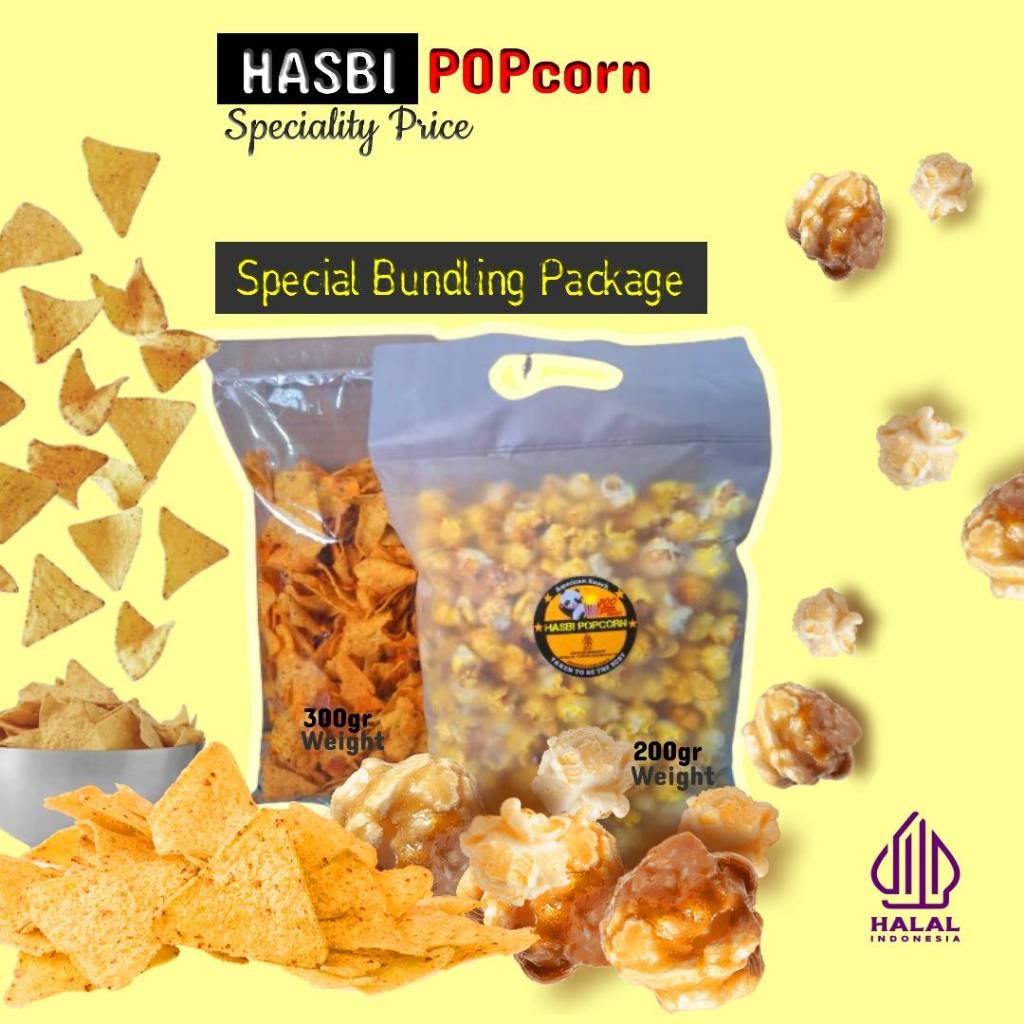 

[ TERMURAH ] POPCORN CARAMEL - Hasbi / makanan manis crispy camilan popkron snack jagung