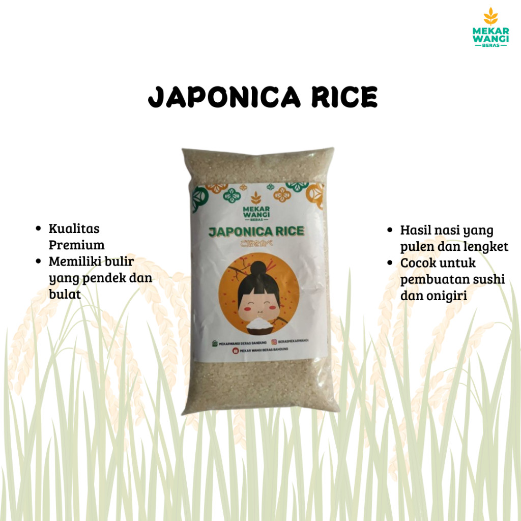 

BERAS JEPANG JAPONICA RICE 1kg