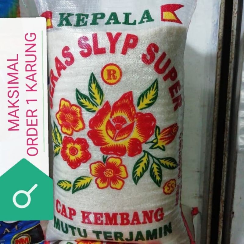 

Beras Cap Kembang 50kg Putih Pulen Enak