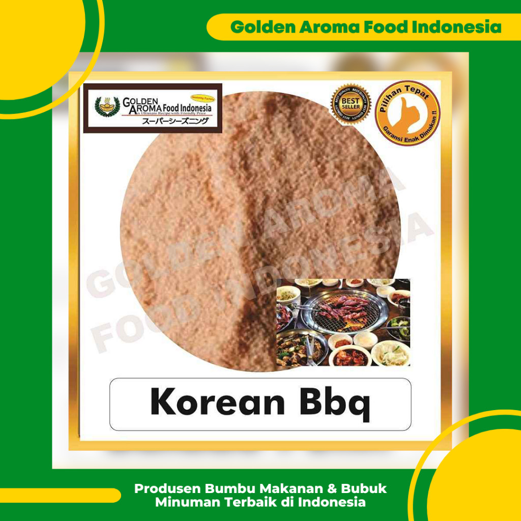 

Bumbu Tabur Rasa Bbq Korea 1Kg, Jual Bubuk Tabur Korean Barbeque Powder Murah Enak Aman Terbaik