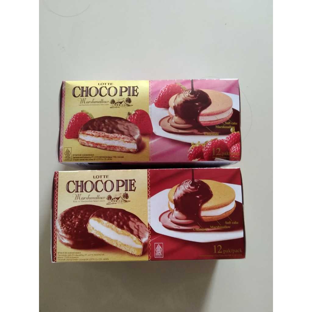 

TERMURAH LOTTE CHOCO PIE / BISKUIT CHOCOPIE COKLAT / SOFTCAKE MARSHMALLOW MURAH / SNACK COKELAT