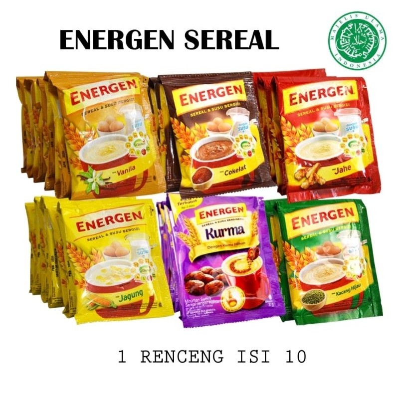 

ENERGEN SEREAL RENCENG ISI 10 SASET