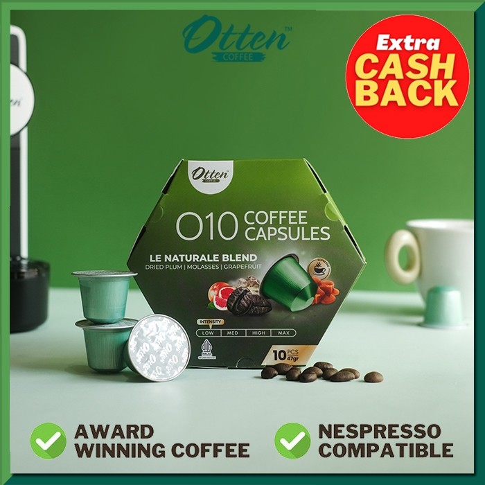 

Kopi Kapsul - O10 Le Naturale Blend Coffee Capsule - Kompatibel Mesin Nespresso