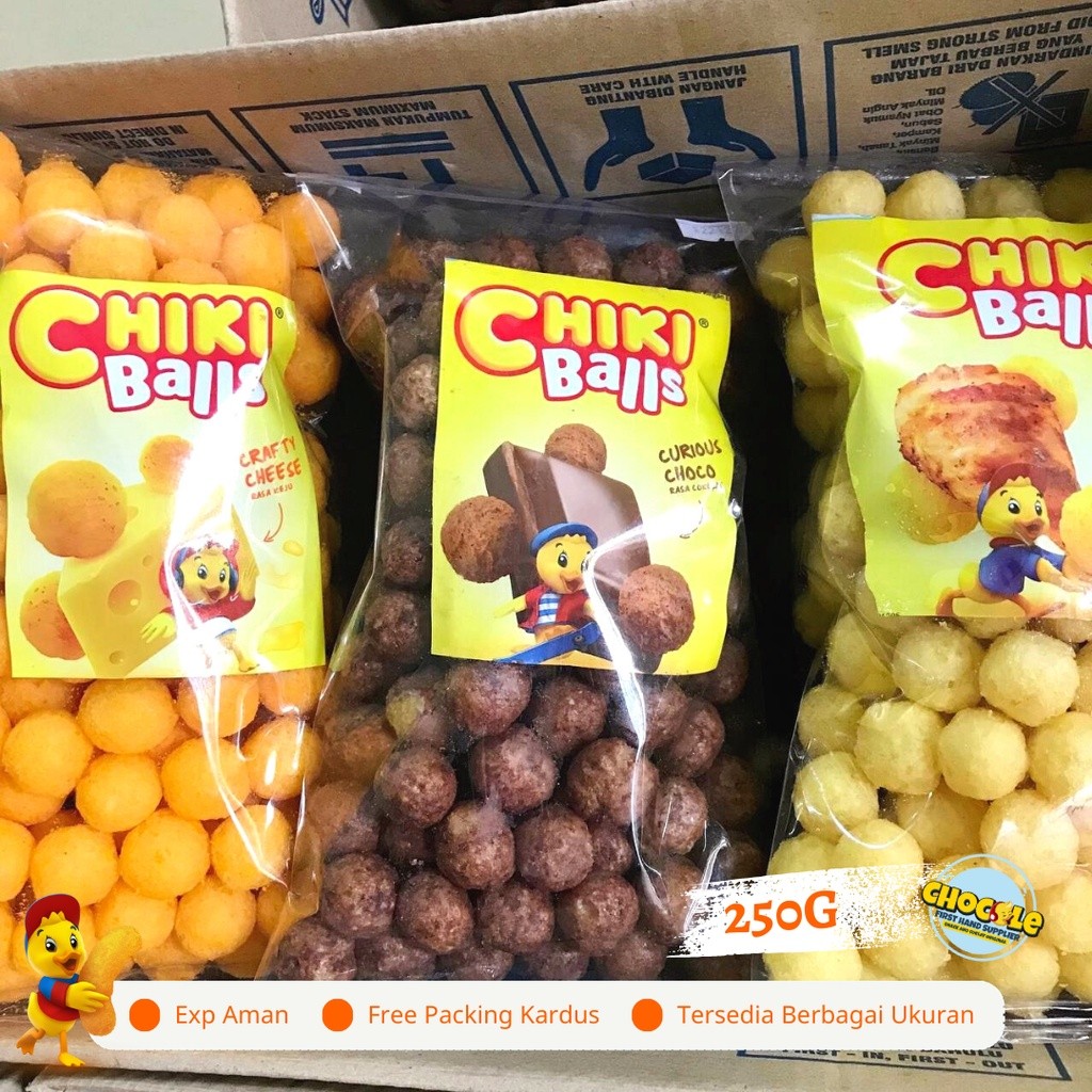 

PROMO 5.5 CHIKI BALLS 250g PUSAT GROSIR SNACK KILOAN ORIGINAL CEMILAN INDOFOOD II LEBARAN 2024