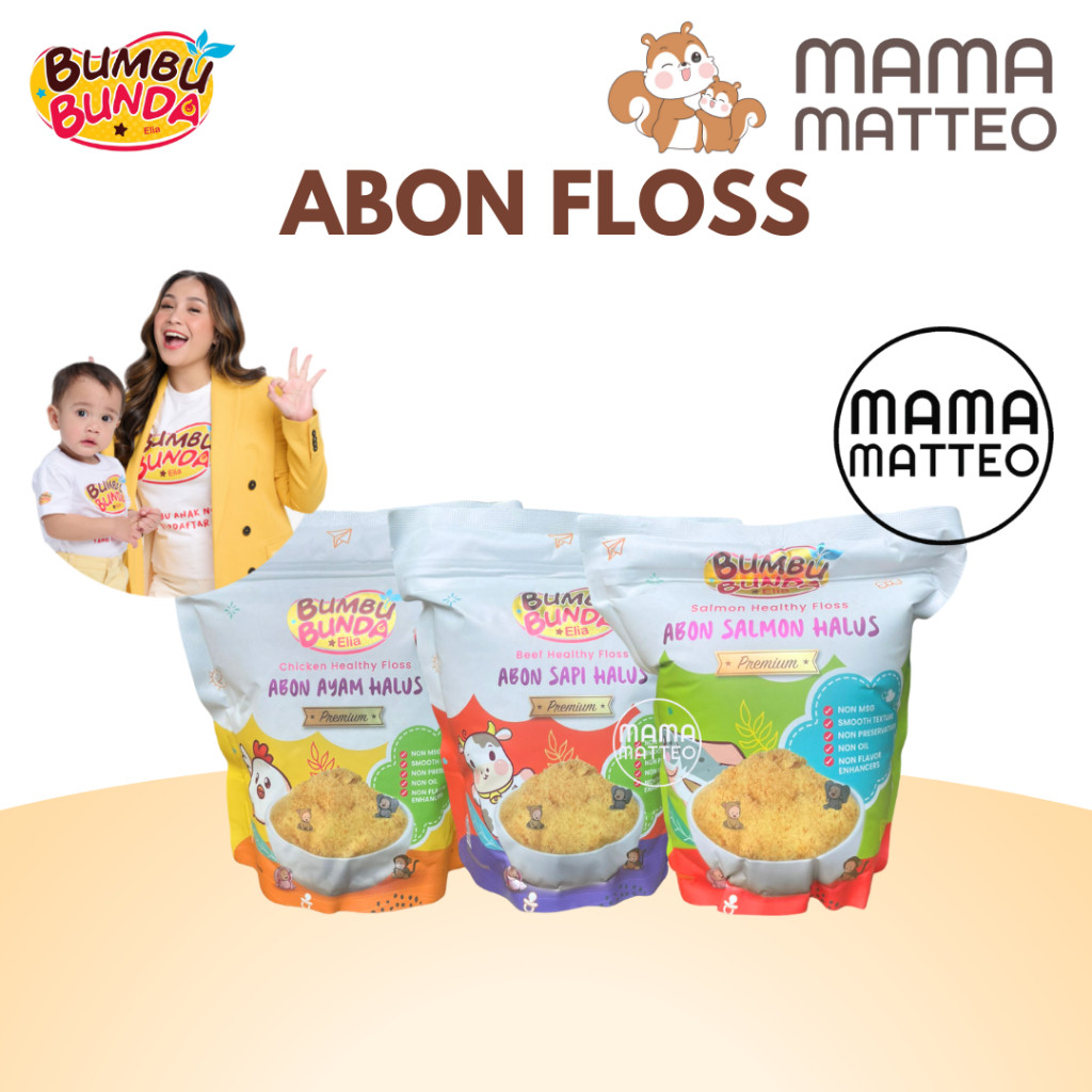 

BUMBU BUNDA BY ELIA Abon MPASI / Abon Floss Halus Ayam Sapi Salmon / Abon Bayi Anak / BANDUNG