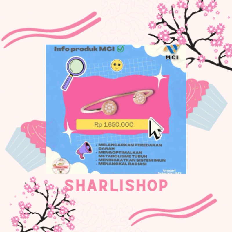 GELANG GOLD MCI SEGEL ORIGINAL MCI 100%