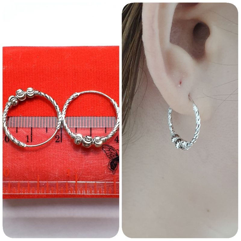 ANTING PERAK ASLI 925 / ANTING GIPSY ANTING GIPSI SILVER 925 / PERHIASAN ANTING WANITA PERAK 925