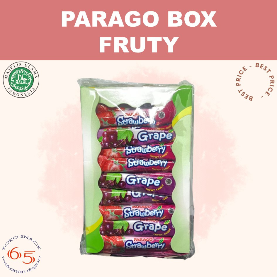 

Parago Chewy box 80. Permen lunak. PAK