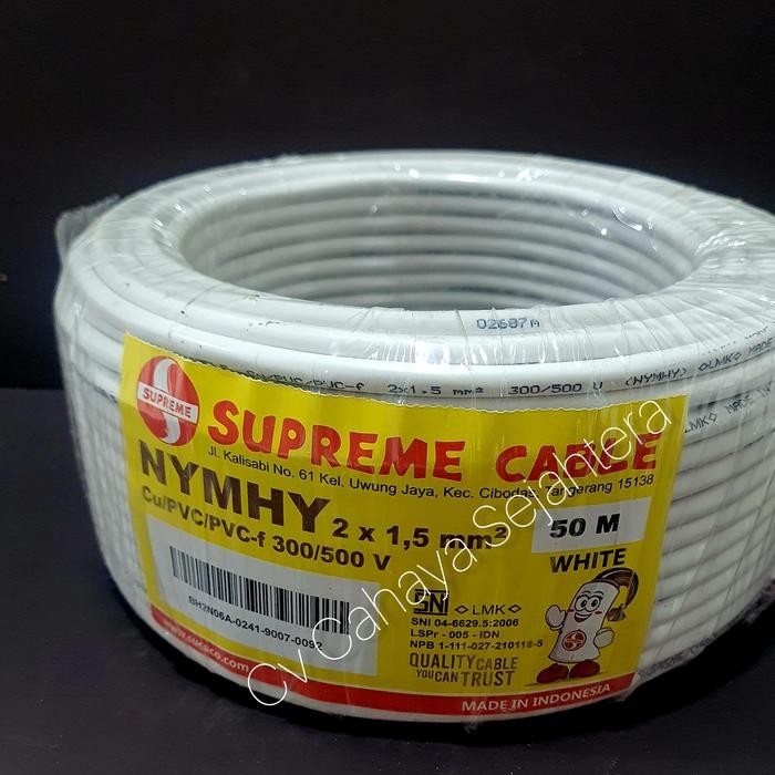 Kabel 2X1.5 Nymhy Serabut