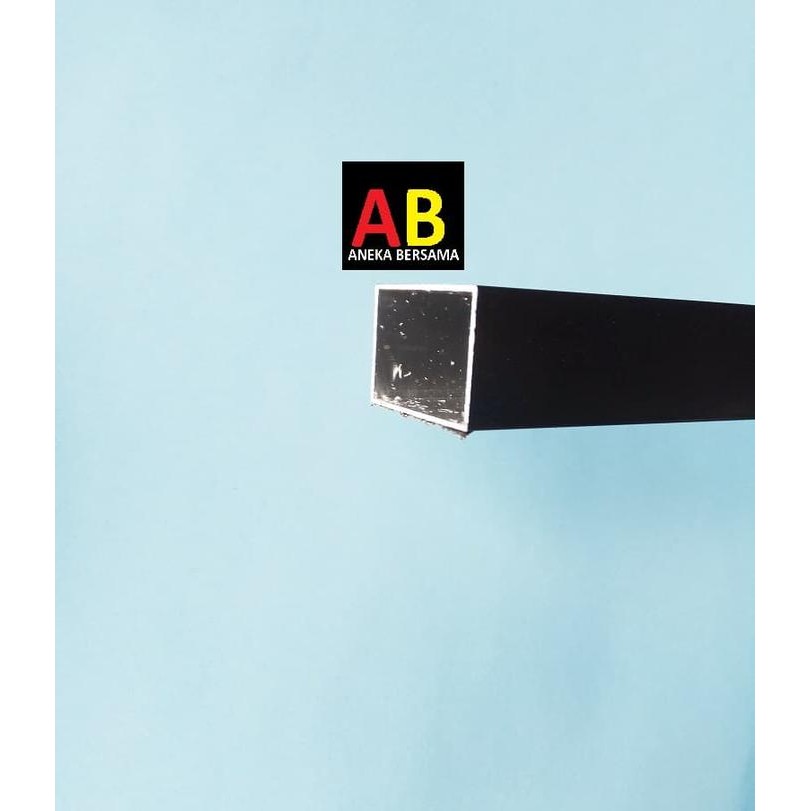 Ta_ Hollow Aluminium 25.4Mm X 38.1Mm Hitam Tebal 1Mm