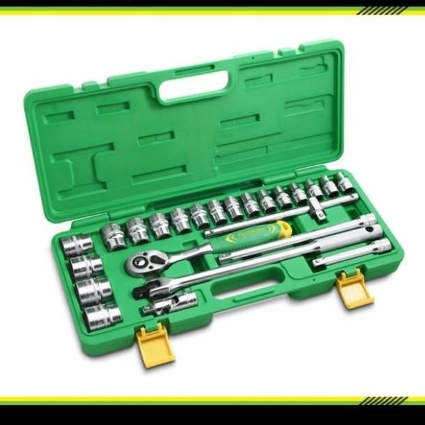 Ta_ Tekiro Kunci Sok 24Pcs 8-32Mm Kunci Sok Set Tekiro 8 32 Mm Box Plastik - 12Pt