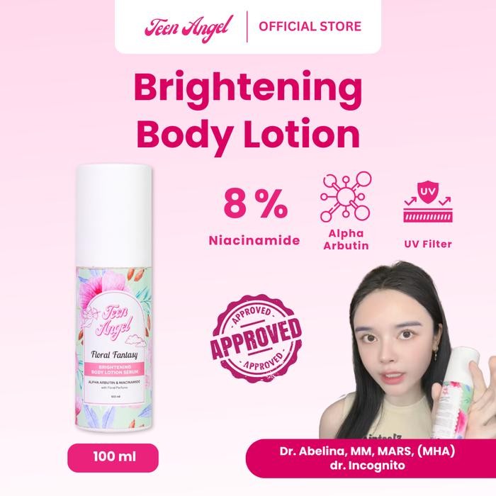 TEEN ANGEL Brightening Body Lotion Lotion Serum Pencerah Pemutih Kulit Badan handbody pemutih body
