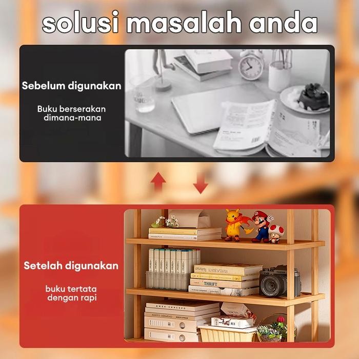 Rak Main Anak Pengatur Desktop Rak Meja Rak Meja Aesthetic Rak Meja Kantor Rak Meja Belajar Rak Buku