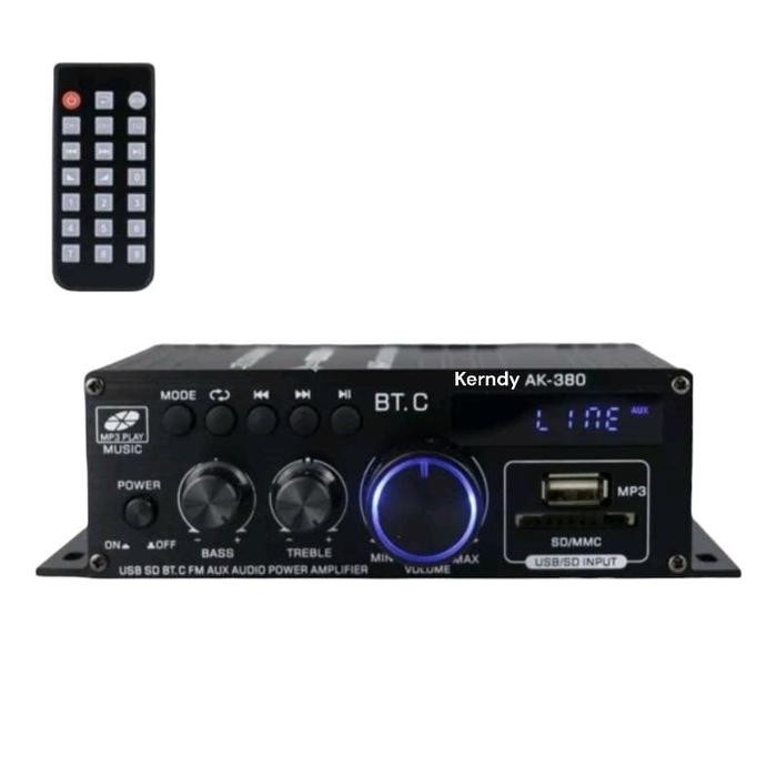 Amplifier Bluetooth Mobil Audio Power New AK380