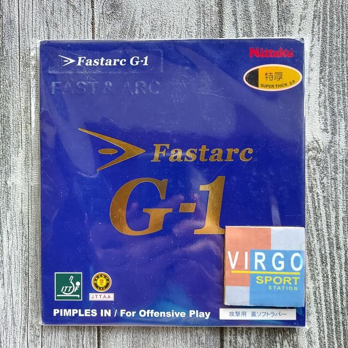 PREMIUM Nittaku Fastarc G1 karet rubber bat bet pingpong G 1 G-1