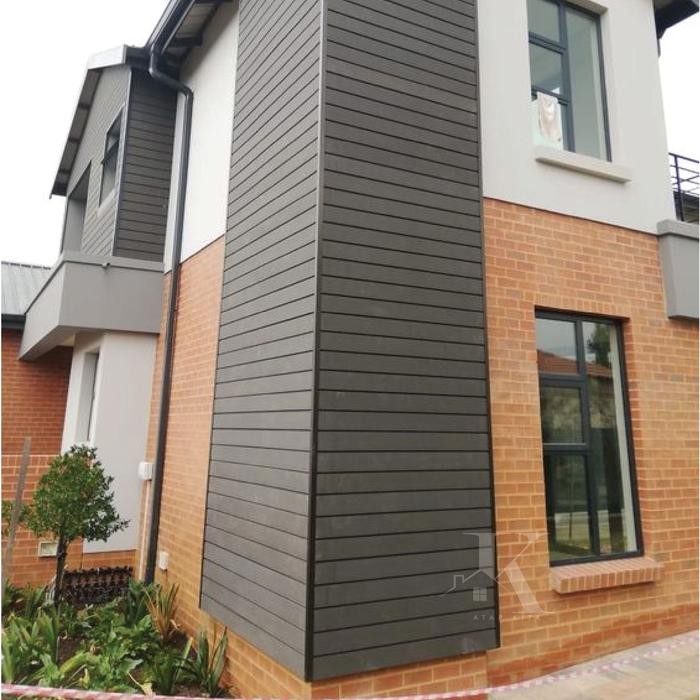 Terlaris Grc Timber Interlock 15 Cm / Wall Siding / Dinding Urat Kayu Tali Air