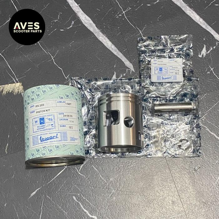 PREMIUM piston kit seher vespa spartan 200cc ricambi 6m/8m/10m/12m