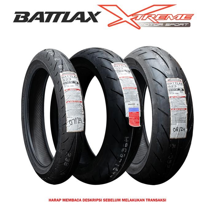 PREMIUM Ban Battlax S23 Depan / Belakang 120/70 160/60 180/55 190/55 190/50 200/55 - 17 Ninja CBR