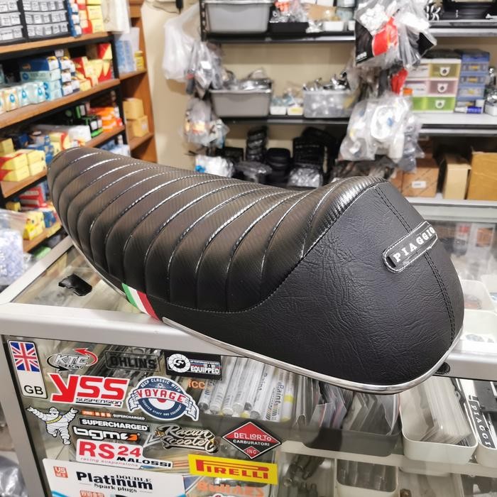 PREMIUM Jok Vespa Caferacer Largeframe V2 carbon Italy super sprint PX PS Exc2