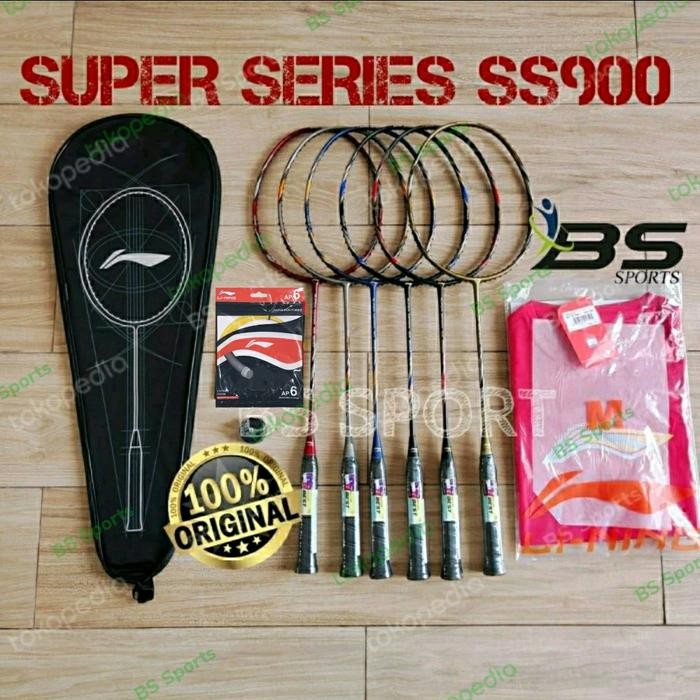 PREMIUM RAKET BADMINTON LINING SUPER SERIES SS900 SS 900 ORIGINAL