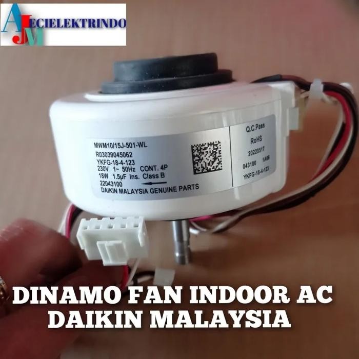 PREMIUM DINAMO MOTOR FAN INDOOR AC DAIKIN MALAYSIA MWM10/15J-501-WL