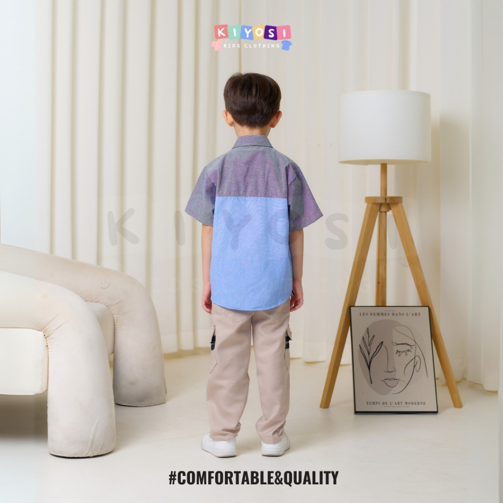KIYOSI Kemeja Oxford MIX Anak Kemeja Anak Best Seller 0-6 Tahun
