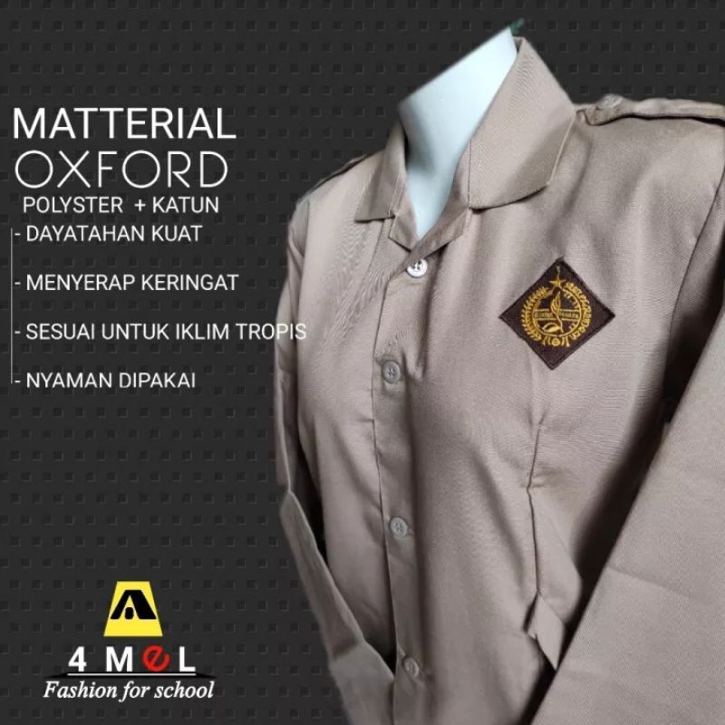 AMEL Baju Pramuka Kantong Bawah Seragam Sekolah.kain Oxford