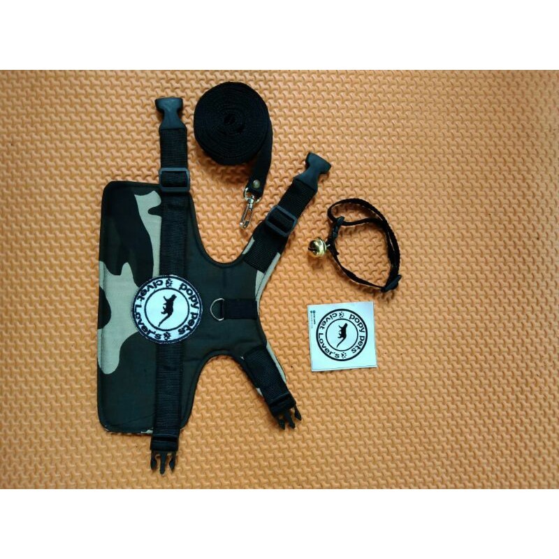 Harnes Rompi Tali Kalung Untuk Musang Kucing Otter