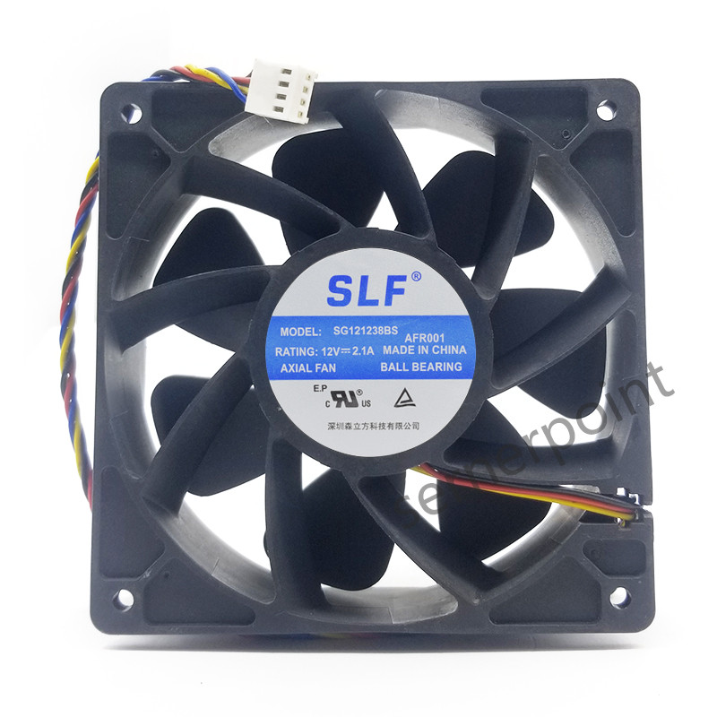 SENLIFANG NEW Miner Violence Fan DC 12V 2.1A 6200RPM For S7 S9 T9 L3 BTC ETH Mining Chassis Rapid He