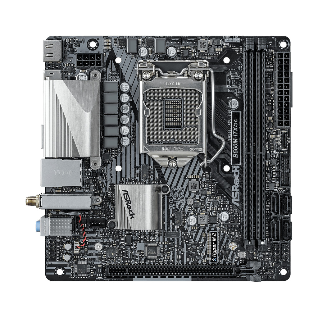 B560 B560M Mini-ITX Motherboard ASROCK B560M-ITX/ac LGA 1200 DDR4 64GB M.2 PCI-E 4.0 support Core i9