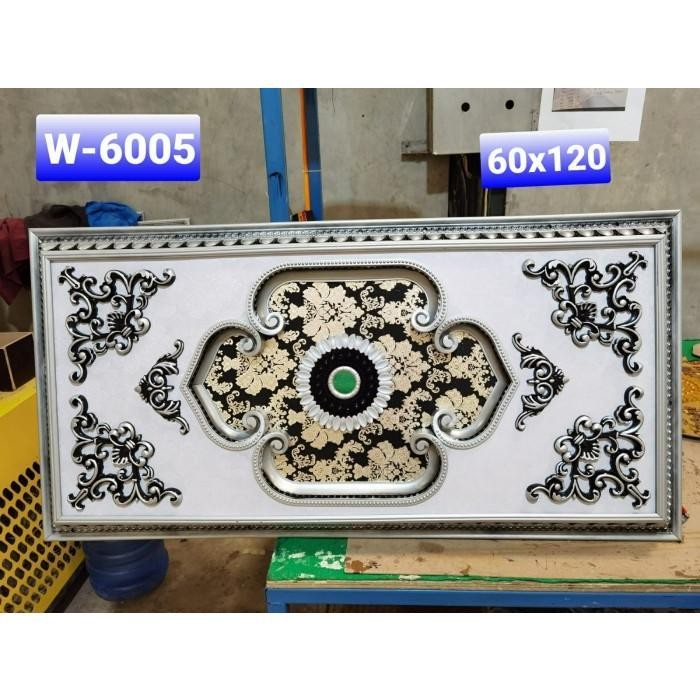 VICON Ornamen lampu besar 60x120/ornamen plafon pvc/ornamen jumbo - W-6001