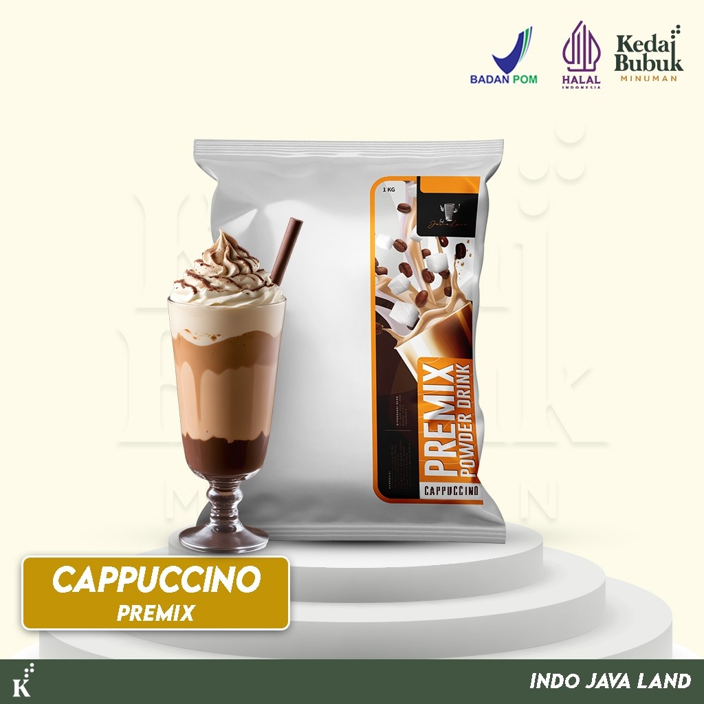 

Javaland Bubuk Minuman Aneka Rasa 1Kg - Mix Sugar / Premix Gula Choco Royal , Cappucino , Green Tea