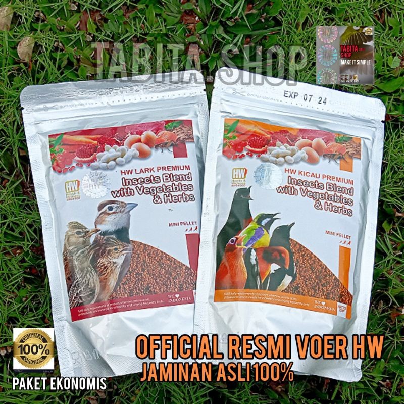 VOER HW PREMIUM, VOER KICAU PREMIUM BRANJANGAN,MURAI, WAMBI MINI, HWAMEI