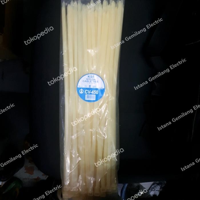 

Ready- Kabel Ties /Ties Cabel Kss Cv-450 X 7,6 (Putih)